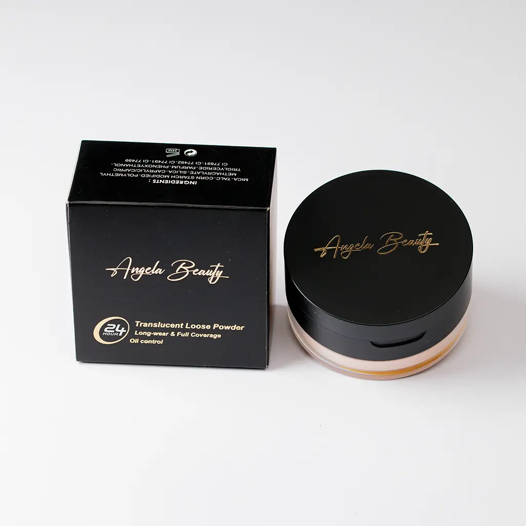 Poudre libre L10 Angela Beauty avec sa boîte
