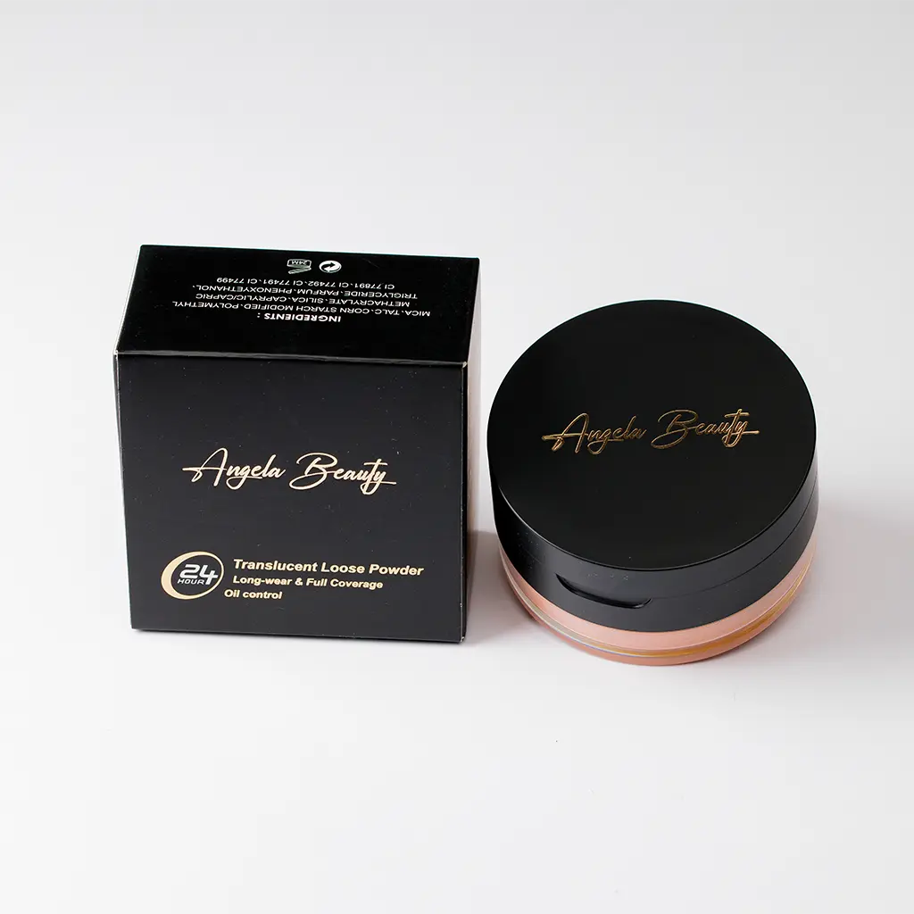 Poudre libre L2 Angela Beauty avec sa boîte